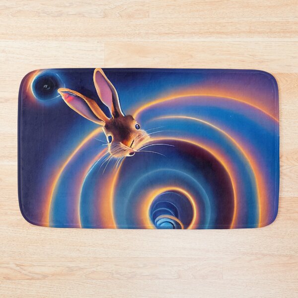 Item preview, Rabbit Leaping into a Wormhole designed and sold by Jaraz.