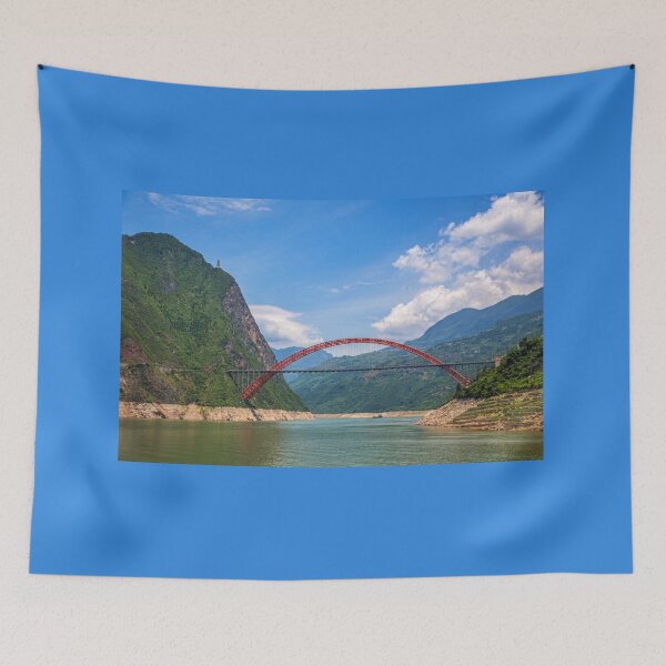 Item preview, China. Yangtze River Cruise. Red Bridge. designed and sold by vadim19.