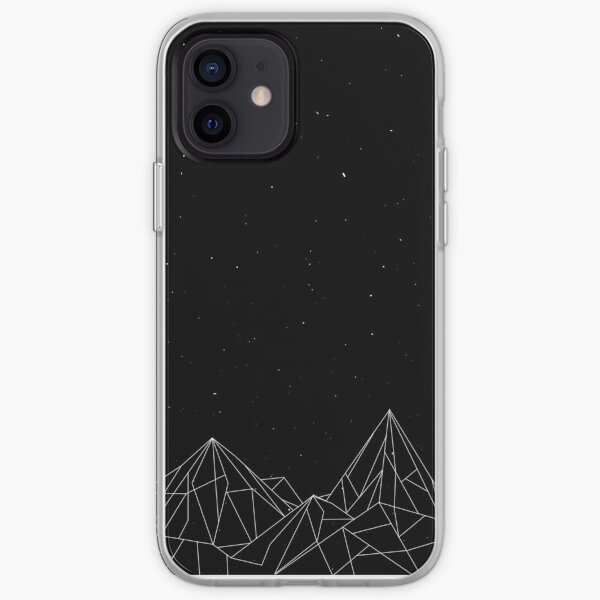 Night Court Mountains - Black (ANCIENNE VERSION) Coque souple iPhone