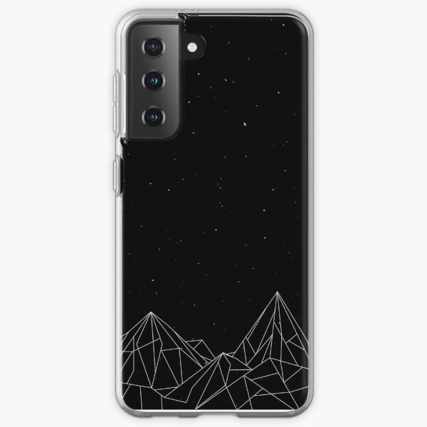 Night Court Mountains - Black (OLD VERSION) Samsung Galaxy Soft Case