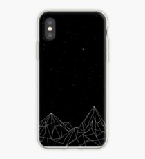 Vinilo o funda para iPhone Montañas de la Corte Nocturna - Negro (VIEJA VERSIÓN)