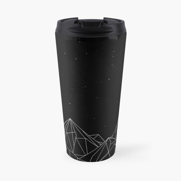 Night Court Mountains - Black (OLD VERSION) Travel Mug