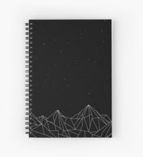 Cuaderno de espiral Montañas de la Corte Nocturna - Negro (VIEJA VERSIÓN)