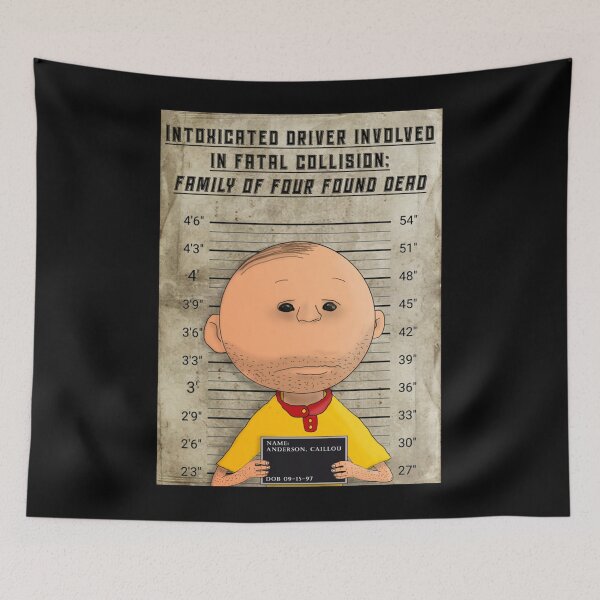 Item preview, Caillou Crimes family of four found dead anderson, caillou designed and sold by CHRISTINEMALLOY.