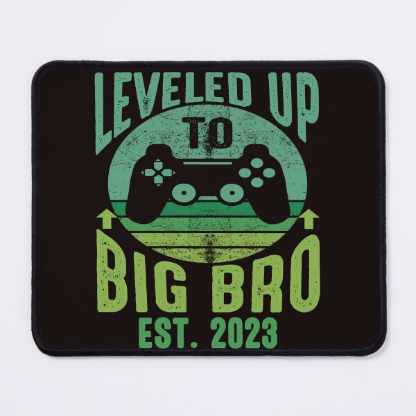 Item preview, Vintage Leveled Up To Big Brother 2023 Funny Big Bro 2023 designed and sold by Julien114.
