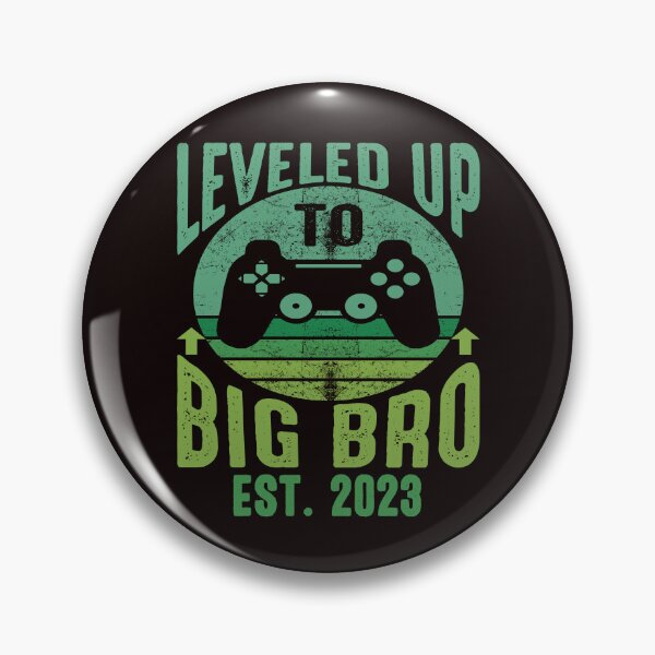 Item preview, Vintage Leveled Up To Big Brother 2023 Funny Big Bro 2023 designed and sold by Julien114.