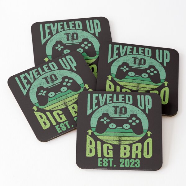 Item preview, Vintage Leveled Up To Big Brother 2023 Funny Big Bro 2023 designed and sold by Julien114.