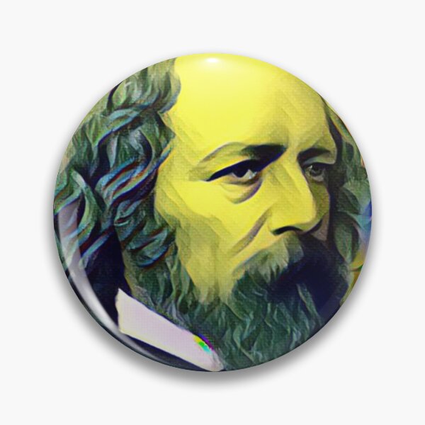 Item preview, Alfred Tennyson Artwork | Alfred Tennyson Portrait | Alfred Tennyson Wall Art  designed and sold by Suyogsonar25.