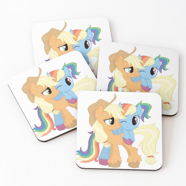 Item preview, Applejack and Rainbowdash designed and sold by grockie.