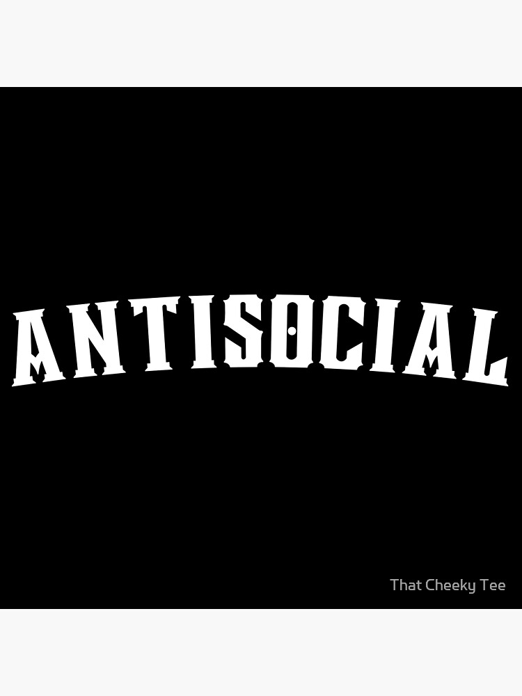 Don't Look At Me. Funny Sarcastic Antisocial Introvert Saying | Poster