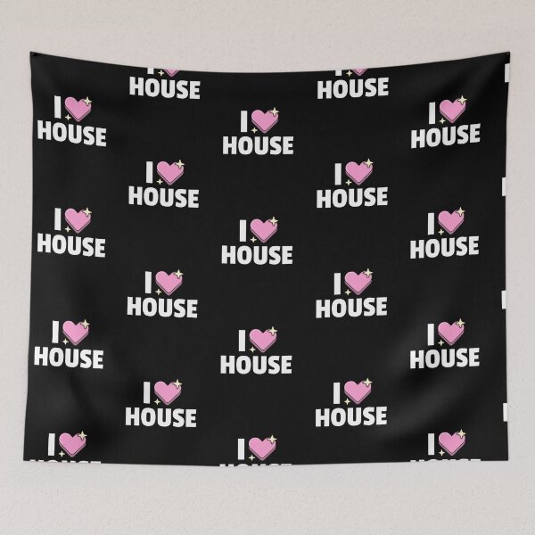 Item preview, I Heart House  designed and sold by Discothreadz.