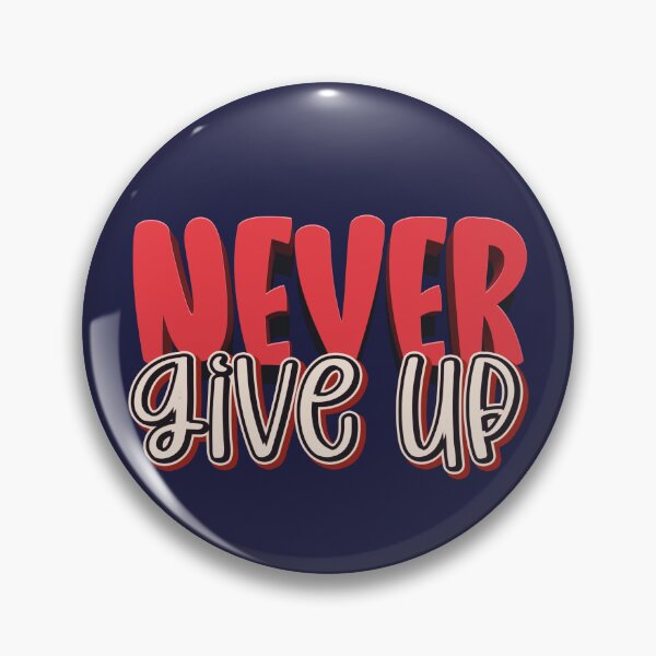 Item preview, Never Give Up Red Sans Serif Retro 3D Effects Display Fonts Typography designed and sold by Cawaiico.
