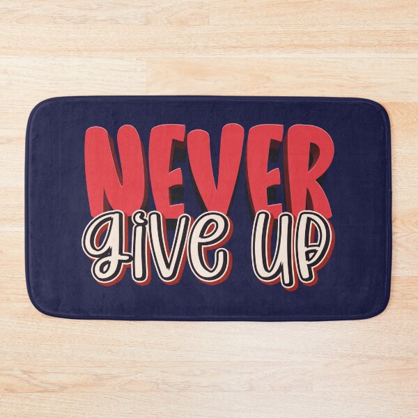Item preview, Never Give Up Red Sans Serif Retro 3D Effects Display Fonts Typography designed and sold by Cawaiico.