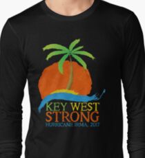 Key West Strong Shirt Hurricane Irma T Shirt Long Sleeve T-Shirt
