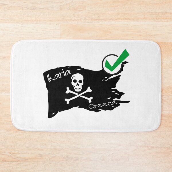 Item preview, Flag ikaria greece - Pirate society designed and sold by WhereIsTravis.