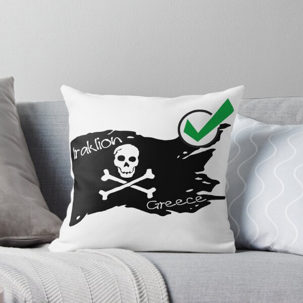 Item preview, Flag iraklion greece - Pirate society designed and sold by WhereIsTravis.