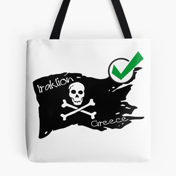 Item preview, Flag iraklion greece - Pirate society designed and sold by WhereIsTravis.