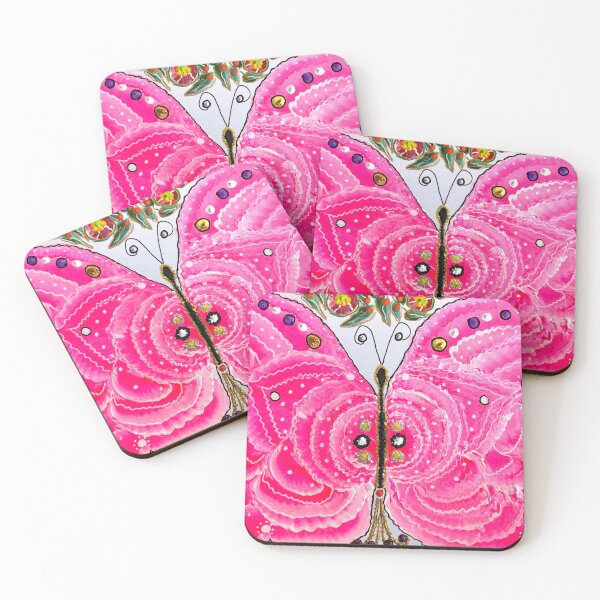 Item preview, 'A pretty pink butterfly' designed and sold by lilblessingart.