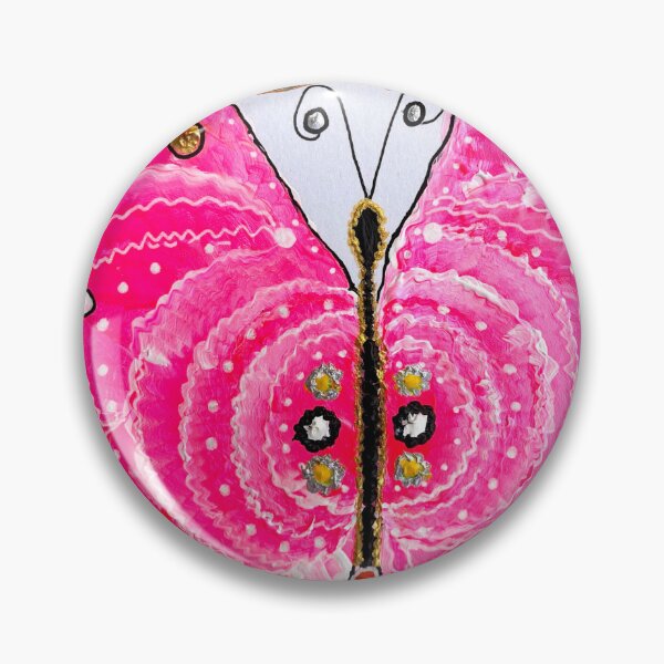 Item preview, 'A pretty pink butterfly' designed and sold by lilblessingart.