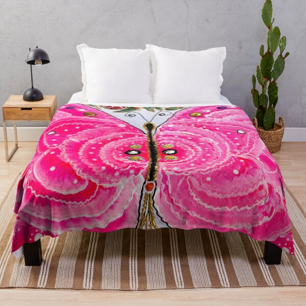 Item preview, 'A pretty pink butterfly' designed and sold by lilblessingart.