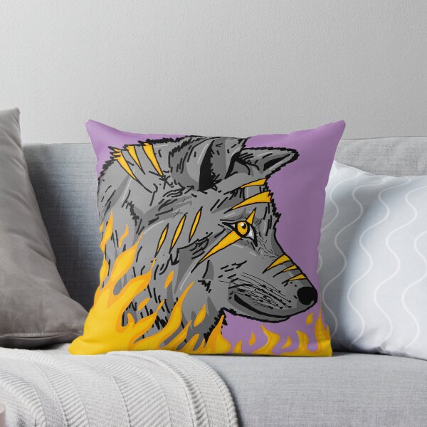 Item preview, Lobo de fuego gris - Llamas designed and sold by Twaingrant.