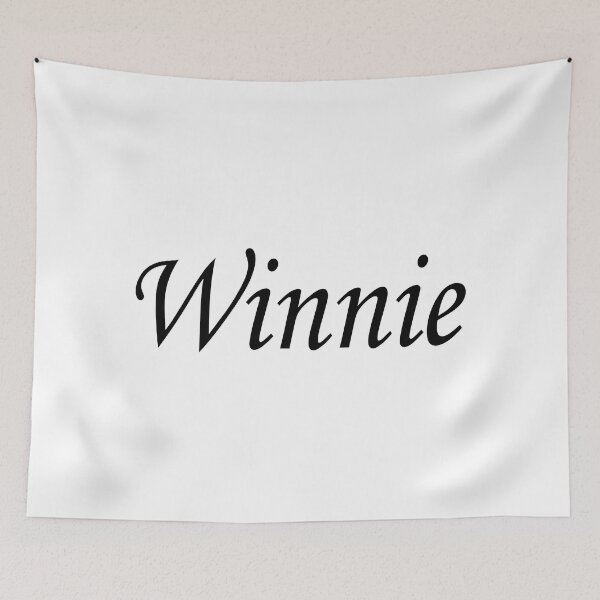 Item preview, Winnie - black name lettering text - 1022 designed and sold by PrettyDesserted.