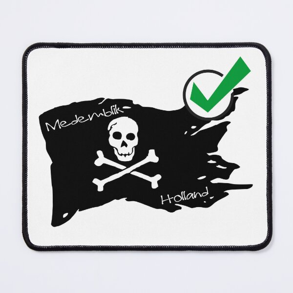 Item preview, Flag medemblik holland - Pirate society - Check in the box designed and sold by WhereIsTravis.