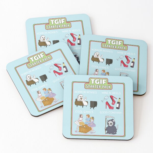 Item preview, Funny Tgif Terror Starter Pack Cartoon designed and sold by MrEddie10.
