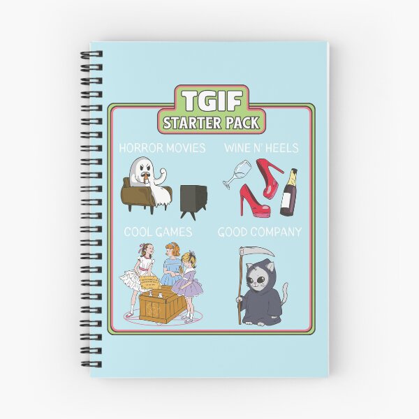 Item preview, Funny Tgif Terror Starter Pack Cartoon designed and sold by MrEddie10.
