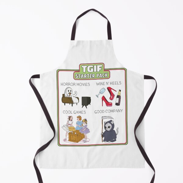 Item preview, Funny Tgif Terror Starter Pack Cartoon designed and sold by MrEddie10.