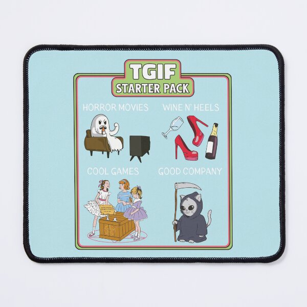 Item preview, Funny Tgif Terror Starter Pack Cartoon designed and sold by MrEddie10.