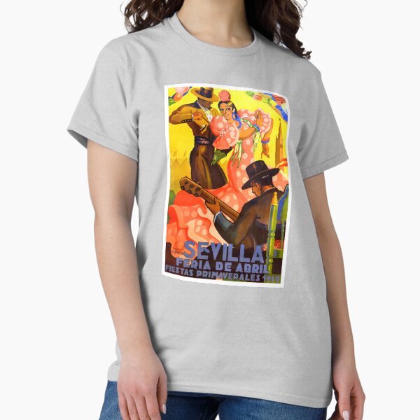 Vista previa del artículo con la obra «Cartel de feria de abril de Sevilla 1949 de España», diseñado y vendido por retrographics.