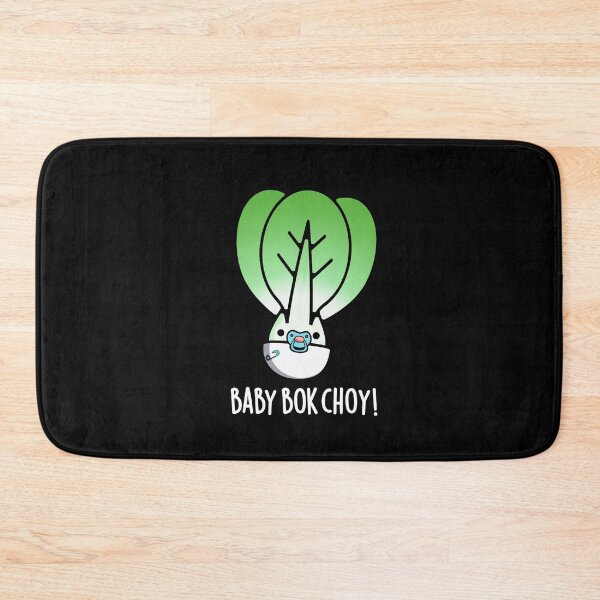 Item preview, Baby Bok Choy Funny Veggie Puns (Dark BG) designed and sold by punnybone.
