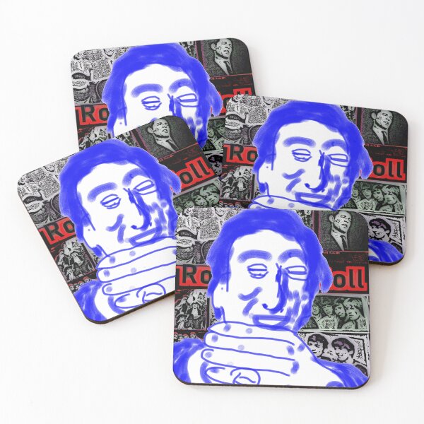 Item preview, drawing with  background Rock And Roll Collage, Oldies, 50's, 60's designed and sold by Vintaged.