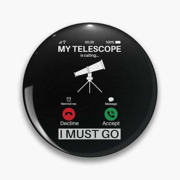 Item preview, My Telescope Is Calling And I Must Go Phone Call Astronomer: Astronomy Lovers Gift Funny Astronomy designed and sold by Adexyl.
