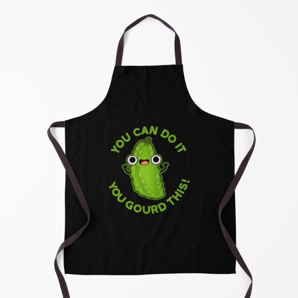 Item preview, You Can Do It You Gourd This Funny Veggie Puns (Dark BG) designed and sold by punnybone.
