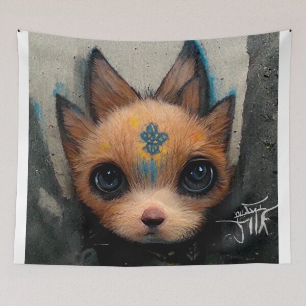 Item preview, A cute fox (3D) designed and sold by Ska-futonto.