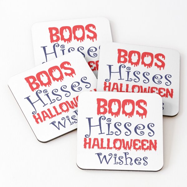 Item preview, Boos Hisses Halloween Wishes designed and sold by FASHIONGALLERIA.