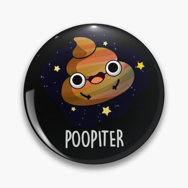 Artikelvorschau, Poopiter Jupiter Funny Planet Puns (Dark BG) entworfen und verkauft von punnybone.