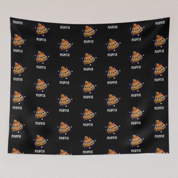 Item preview, Poopiter Jupiter Funny Planet Puns (Dark BG) designed and sold by punnybone.