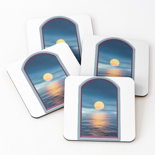 Item preview, OCEAN SUNSET WALL ART designed and sold by vazqpete.