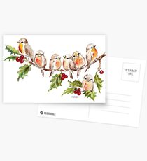 Seven Little Birds Postcards