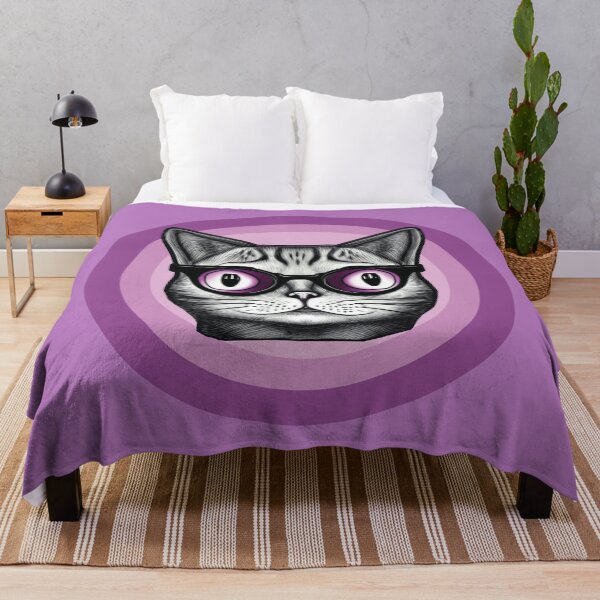 Item preview, Cool Retro Cat Wearing Funky Glasses designed and sold by pixelspantry.