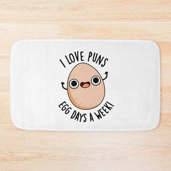 Item preview, I Love Puns Egg Days A Week Funny Food Puns  designed and sold by punnybone.