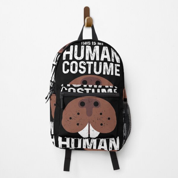 Item preview, This Is My Human Costume I'm Really A Beaver Funny Halloween designed and sold by GravitiTees.
