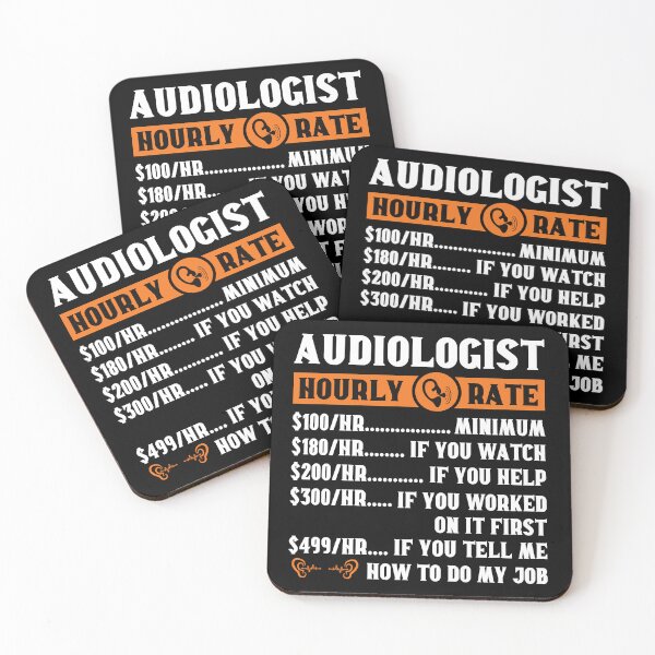 Item preview, Audiologist Hourly Rate: Audiology Gift Funny Audiologist designed and sold by Adexyl.