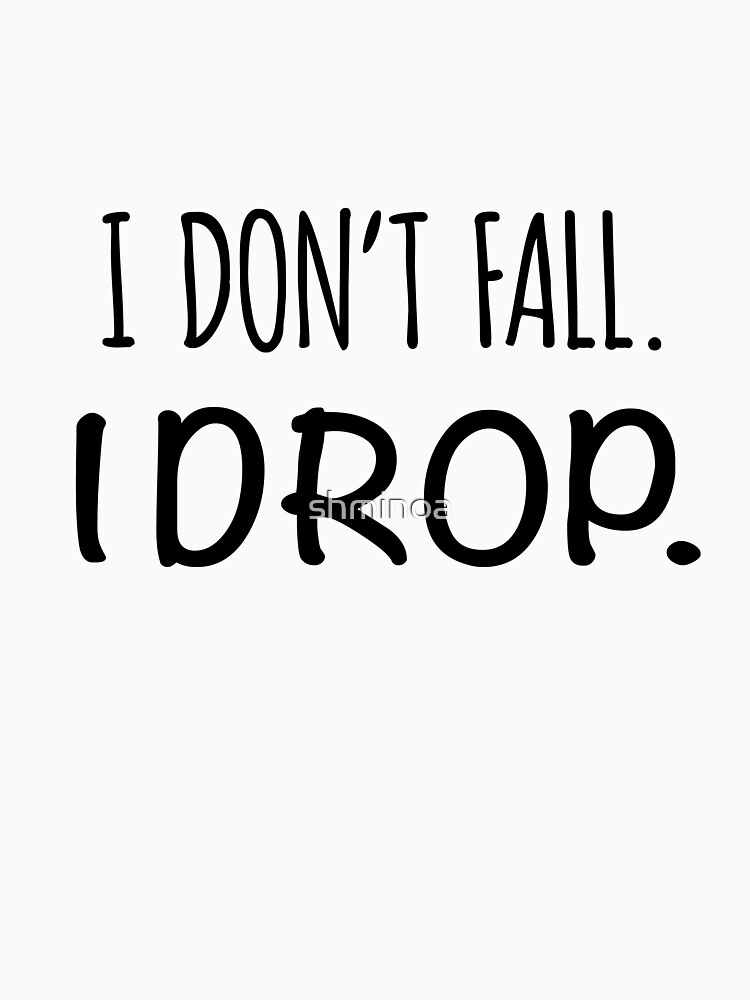 Aerial Silks Drop Shirt - Black text by shminoa