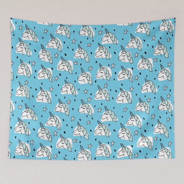 Item preview, Unicorn Stars - Blue designed and sold by Rainbows Galore.