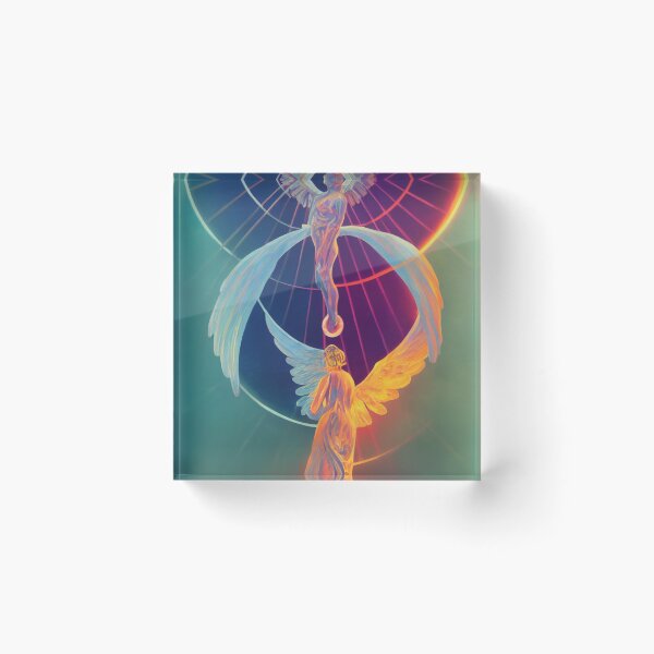 Item preview, The Angels of Nuclear Fusion Abstract Style designed and sold by ARTIFLAVE.