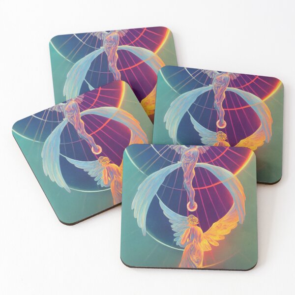 Item preview, The Angels of Nuclear Fusion Abstract Style designed and sold by ARTIFLAVE.